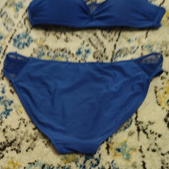 Blue Women's Swimwear Set - Picture 5 of 12